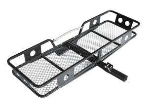 Why is steel vehicle folding hitch mount cargo carrier used